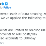 Twitter's rate limit exceeded - elon musk
